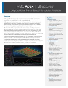 thumbnail of MSC Apex Structures Solution Brief