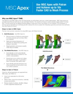 thumbnail of MSC Apex to Patran Solution Brief